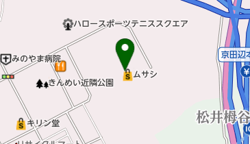 ホームセンタームサシ京都八幡店の地図画像