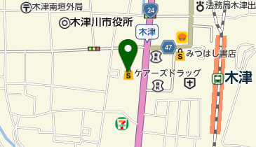 ケアーズドラッグ木津店の地図画像