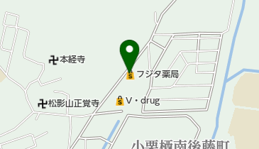 フジタ薬局本店の地図画像