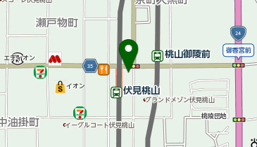 マツモトキヨシ京阪伏見桃山駅店の地図画像