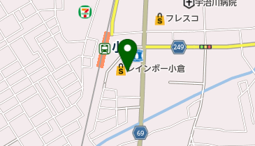 レインボー小倉の地図画像