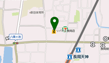 リバティ長岡店の地図画像