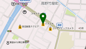 イズミヤ高野ショッピングセンターの地図画像