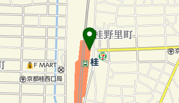 ミュー阪急桂の地図画像