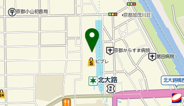 イオンモール北大路の地図画像