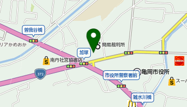 マックハウス亀岡市役所前店の地図画像