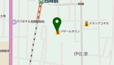 ハニーズ舞鶴店の地図画像