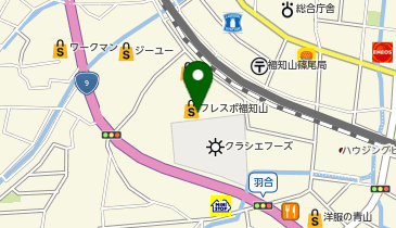 ハニーズ福知山店の地図画像