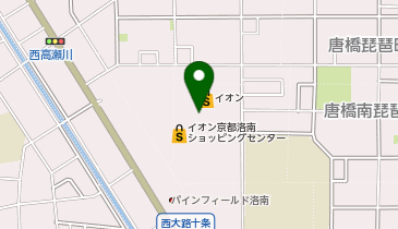 ジーユーイオン京都洛南ショッピングセンター店の地図画像