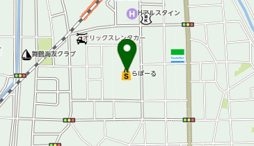 ハニーズ舞鶴らぽーる店の地図画像