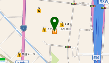 ジーユーイオンモール久御山店の地図画像