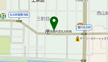 つるやゴルフ京都丸太町店の地図画像