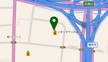 メガスポーツイオンタウン久御山店の地図画像