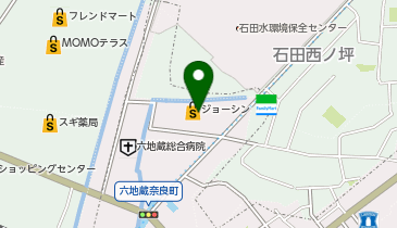 ジョーシン六地蔵店の地図画像
