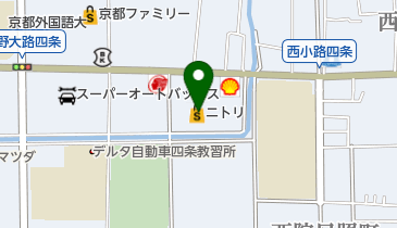 ニトリ京都西院店の地図画像