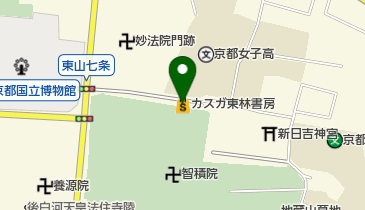 カスガ東林書房の地図画像
