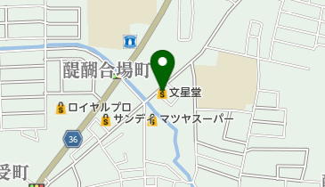 文星堂の地図画像