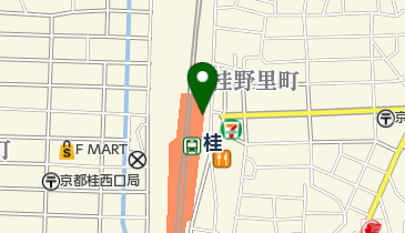 ブックファーストミュー阪急桂店の地図画像