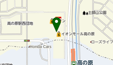 未来屋書店高の原店の地図画像