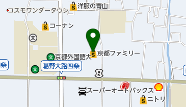 大垣書店京都ファミリー店の地図画像
