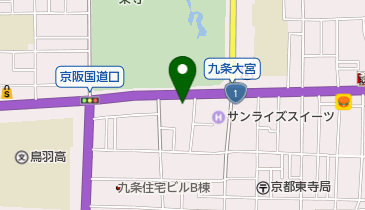 東寺書院の地図画像