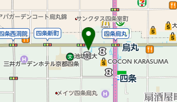 大垣書店京都本店の地図画像