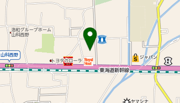 ブックオフ京都山科西野店の地図画像