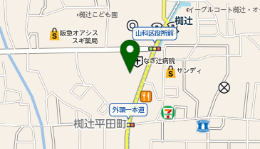 MEGAドン・キホーテ山科店の地図画像