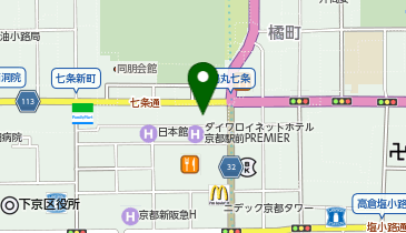 ドン・キホーテ京都烏丸七条店の地図画像