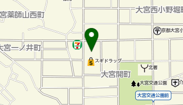 ダイソー京都北山店の地図画像