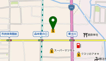 ダイソーコーナン国道171号向日町店の地図画像