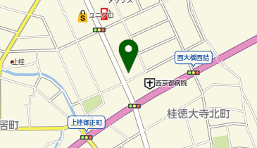 auショップ五条桂の地図画像