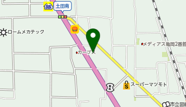 auショップ並河の地図画像