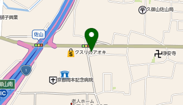 ソフトバンク久御山の地図画像