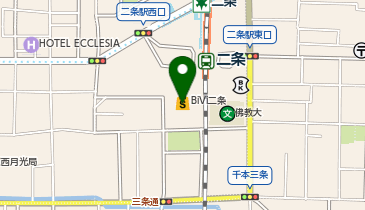auショップBiVi二条の地図画像