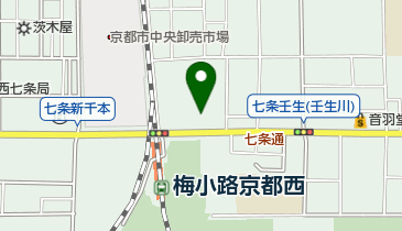 京都トヨペット七条本店の地図画像