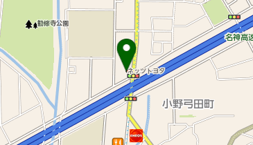 京都トヨペット勧修寺店の地図画像