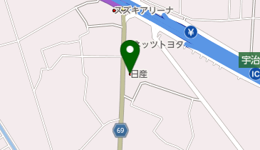 京都日産宇治東店の地図画像