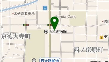 京都日産西大路店の地図画像