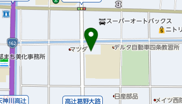 京都日産右京店の地図画像