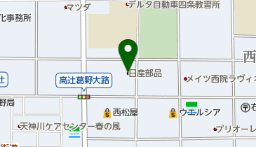 日産部品近畿販売右京営業所の地図画像