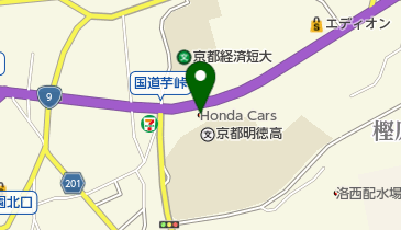 Honda Cars京都洛西店の地図画像