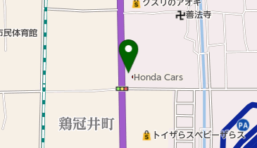 Honda Cars南京都久世店の地図画像