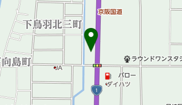 Honda Cars京都伏見南店の地図画像