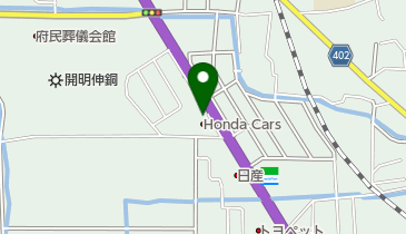 Honda Cars西京都亀岡店の地図画像