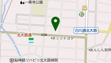 Honda Cars京都北白川店の地図画像