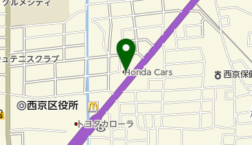 Honda Cars京都桂店の地図画像