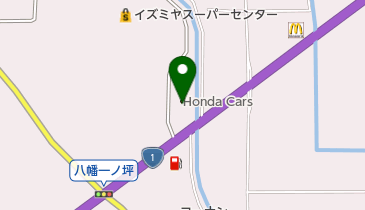 Honda Cars京都八幡店の地図画像