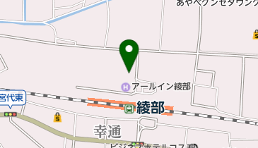 マツダオートザム綾部の地図画像