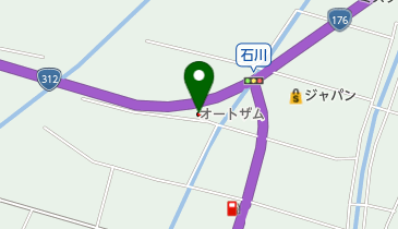 マツダオートザム野田川の地図画像